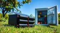 solar refrigerator battery options