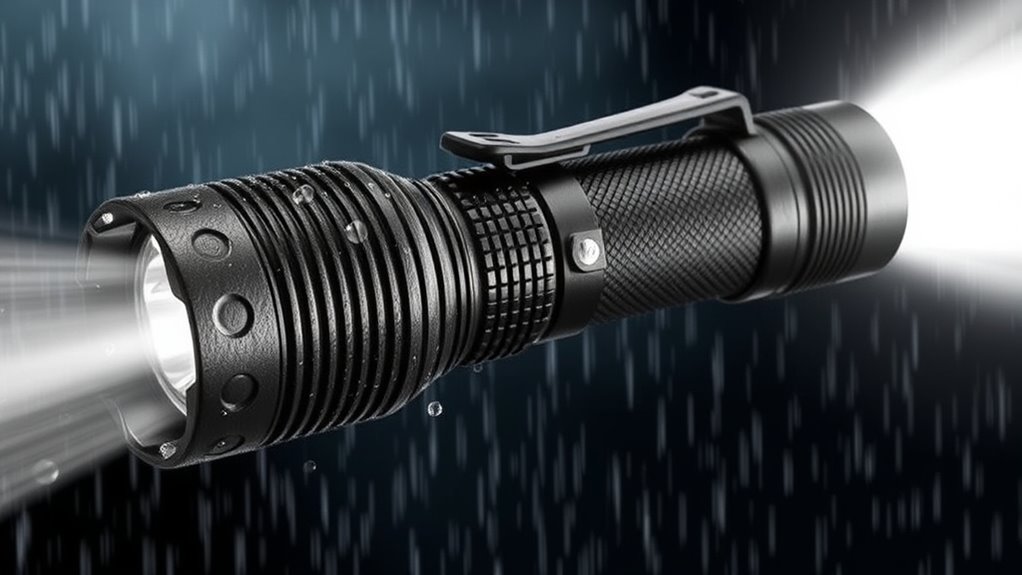 storm ready waterproof flashlight features