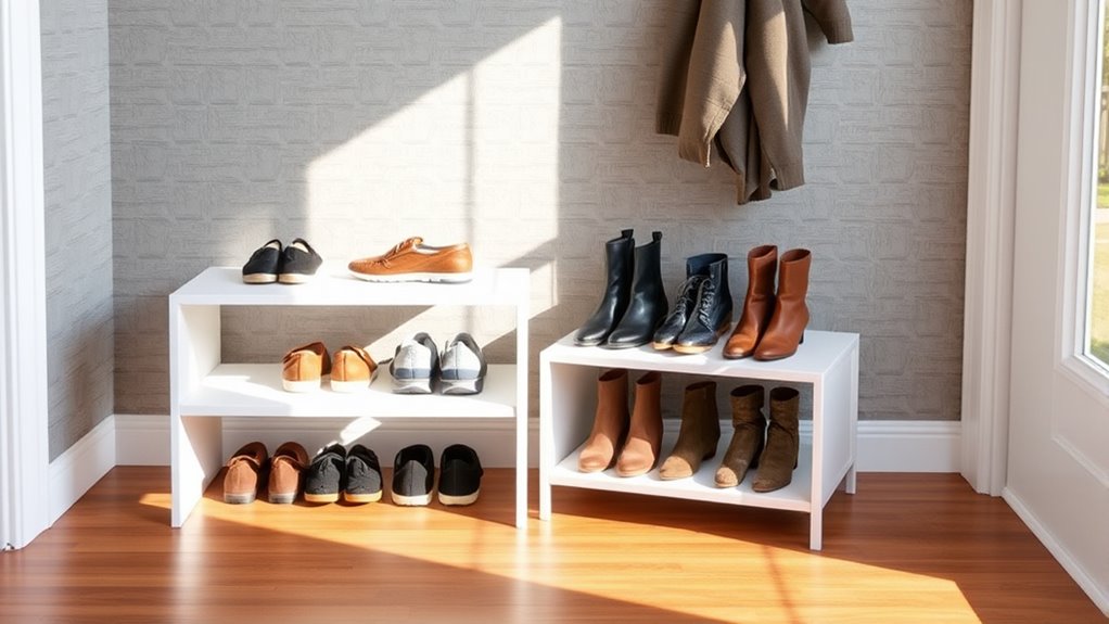 stylish shoe storage solutions