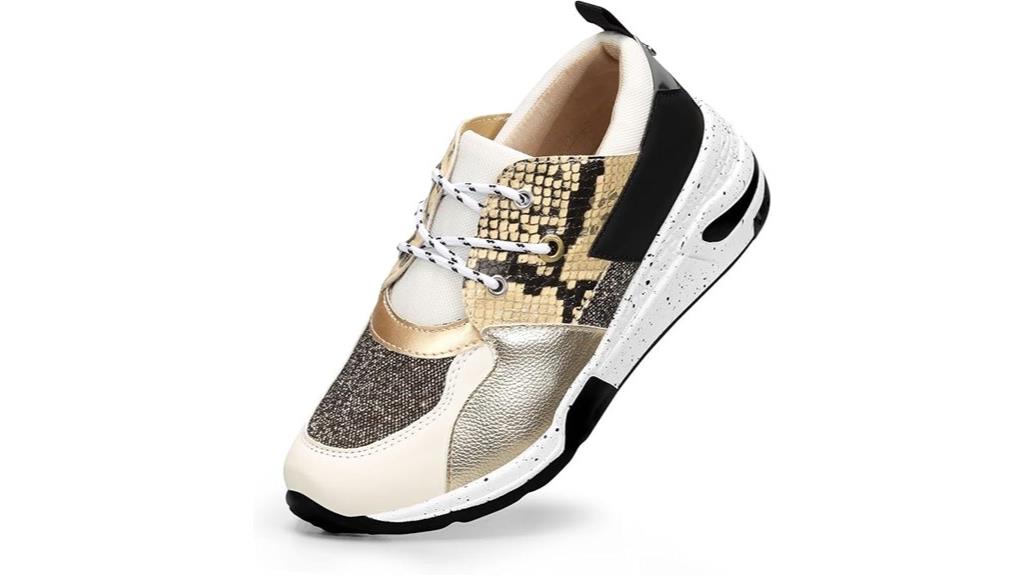 stylish wedge sneakers