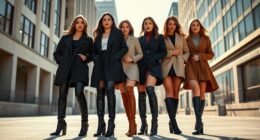 stylish wide calf boots