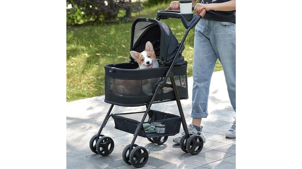 three in one pet stroller