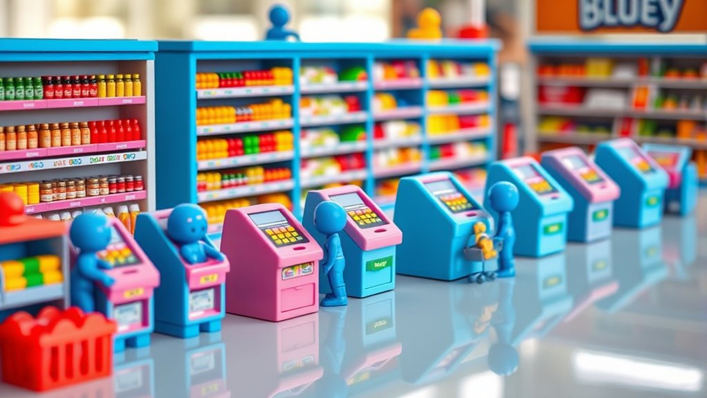 top bluey shopping playsets