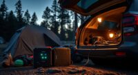 top car camping power stations