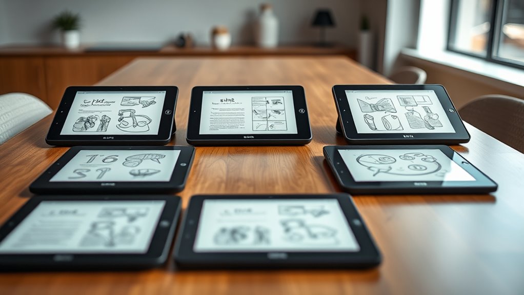 top e ink note tablets
