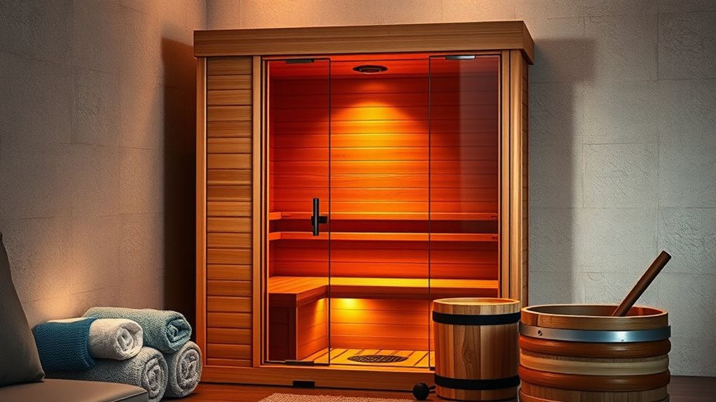 top home sauna kit options