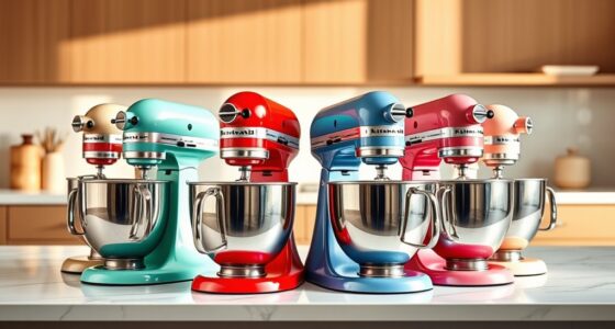 top kitchenaid mixer colors