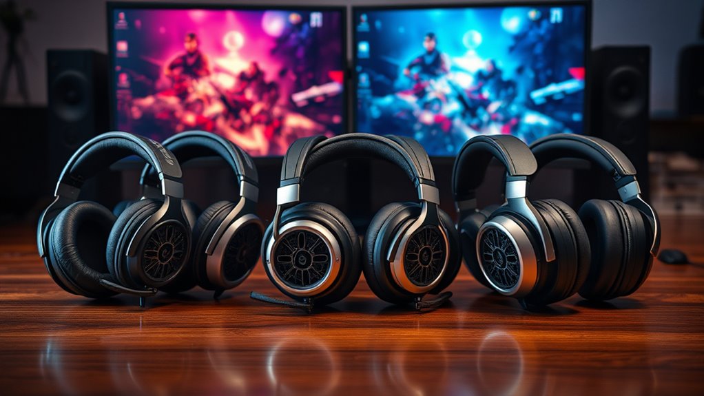 top open back gaming headsets