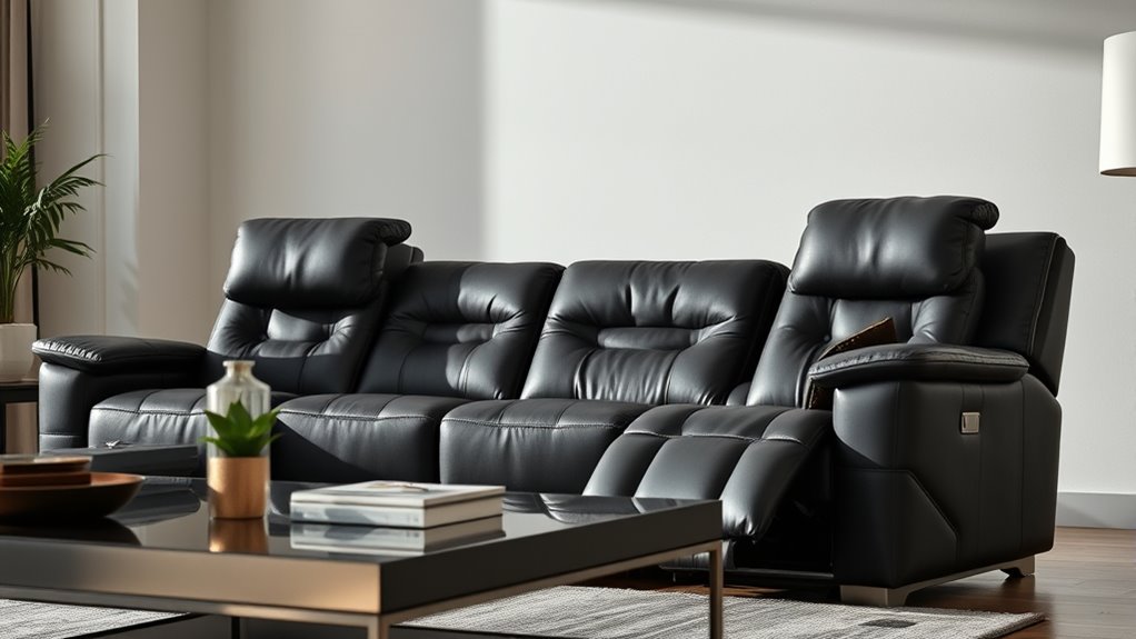 top power reclining sofas