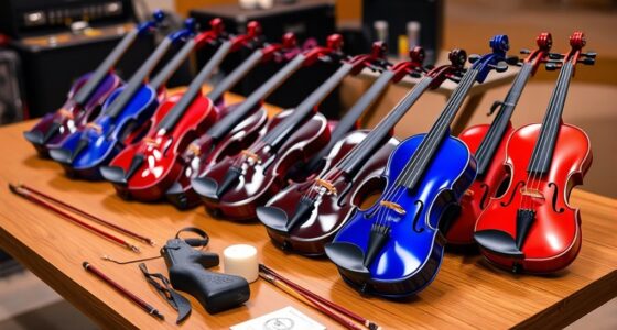 top premium electric violin kits