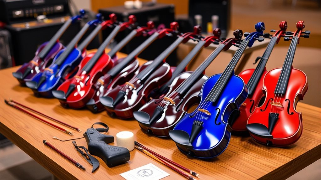 top premium electric violin kits
