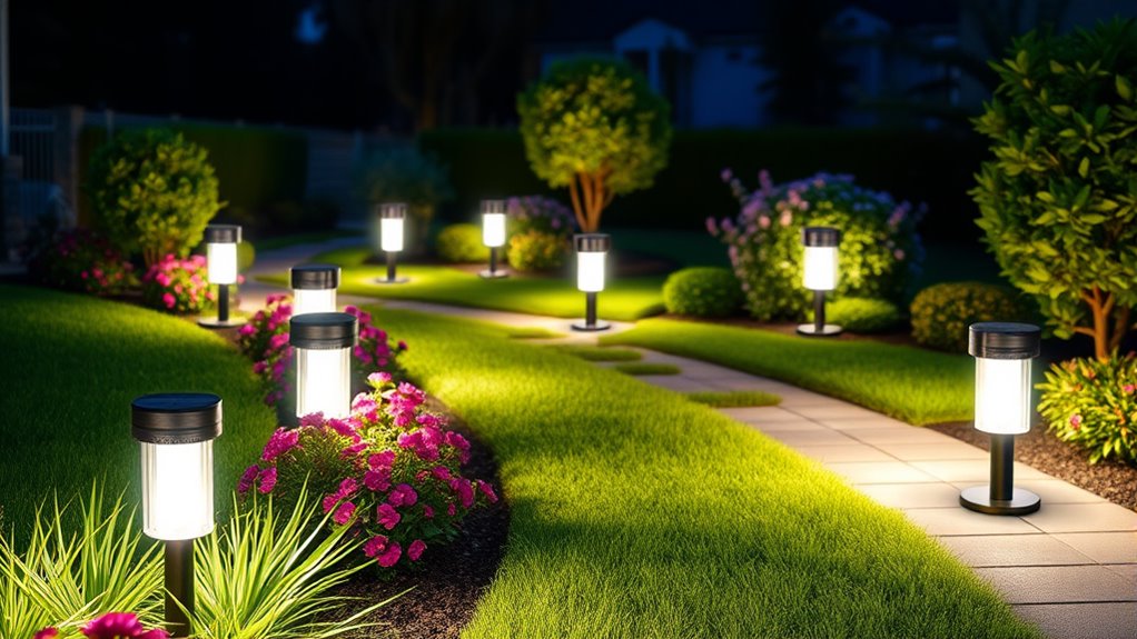 top solar motion garden lights