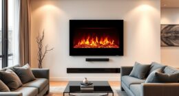 top ventless electric fireplaces