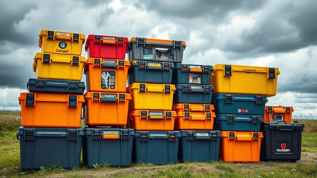 top waterproof storage bins