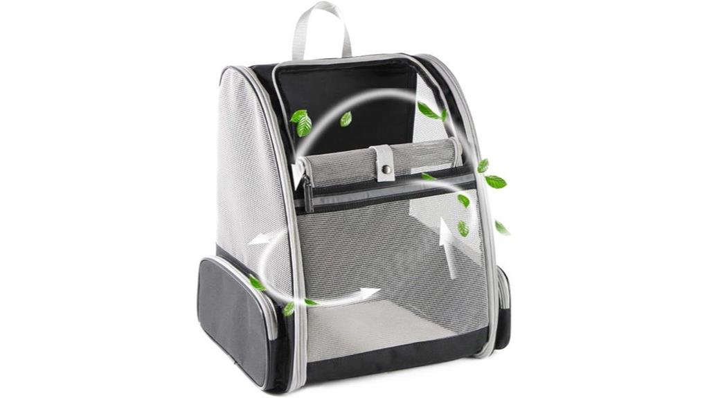 transparent bubble pet carrier
