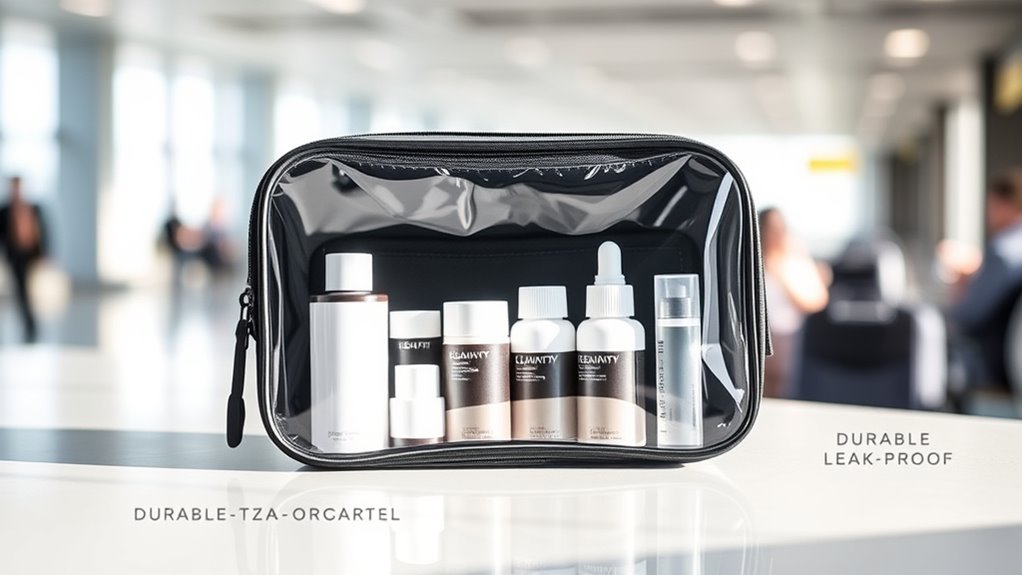 travel friendly durable leak proof