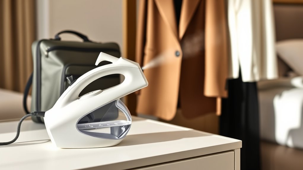travel friendly steamer features