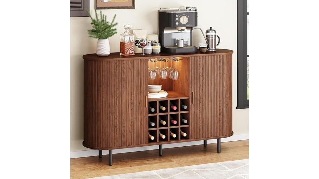 wine cabinet with led