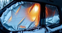 winter camping car insulation