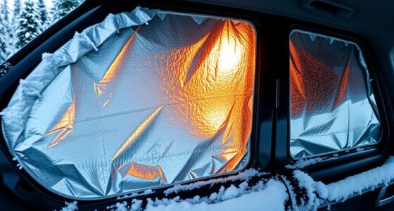winter camping car insulation