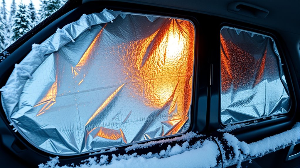 winter camping car insulation