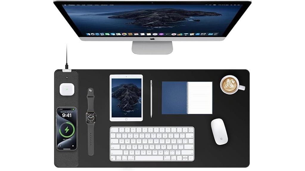 wireless charging gaming mouse pad