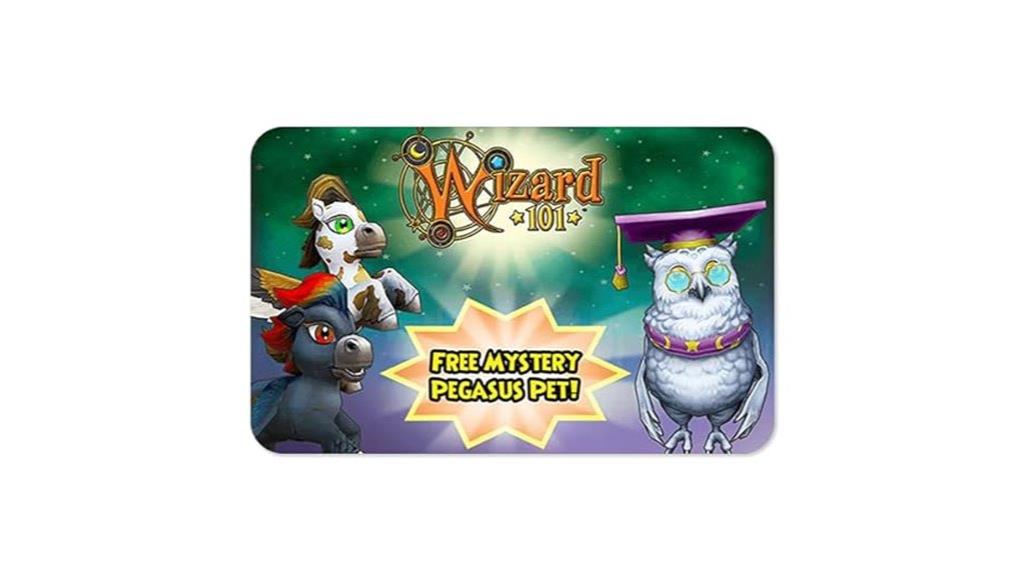 wizard101 pegasus digital code