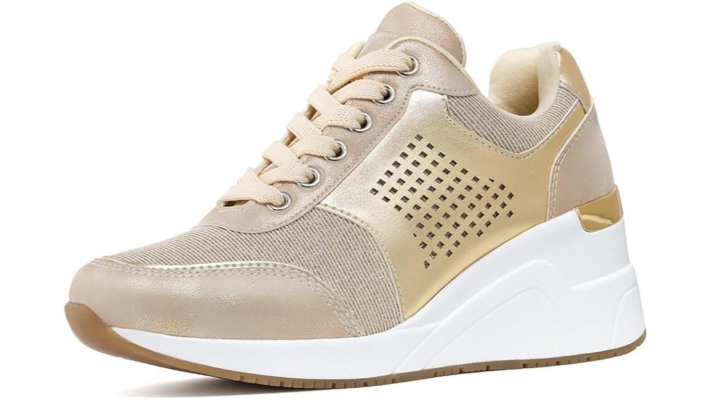 women s wedge sneaker style