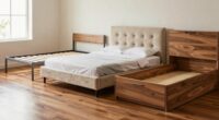 comparing bed frame storage