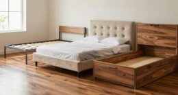 comparing bed frame storage