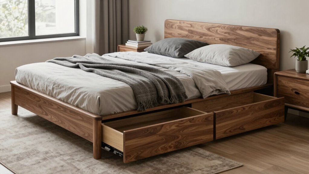 decluttering with storage beds