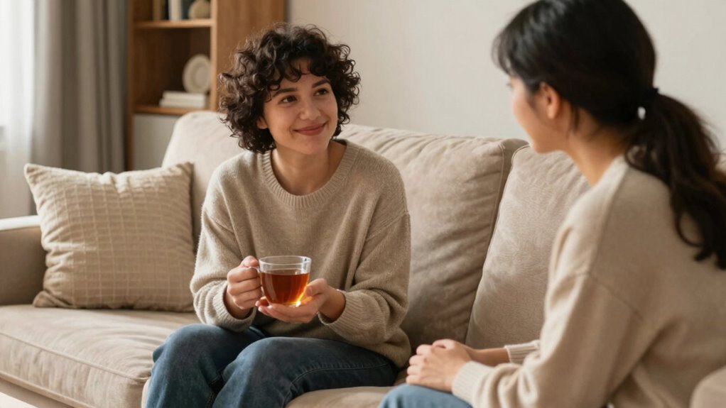 discussing recovery with loved ones