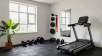 efficient compact workout space