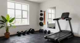 efficient compact workout space