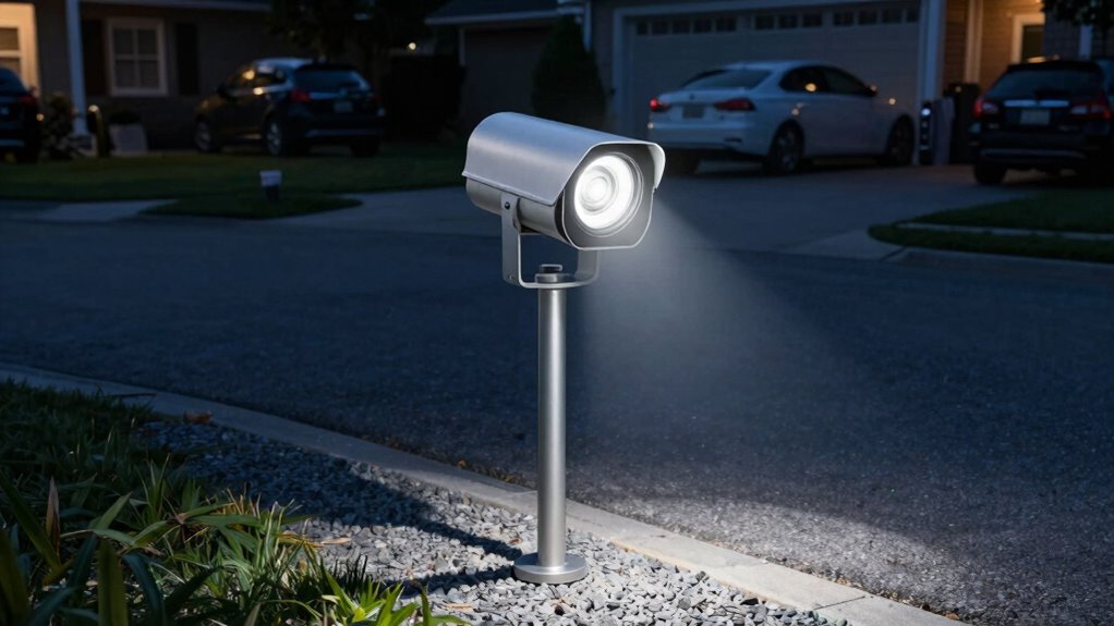 enhanced driveway security lighting