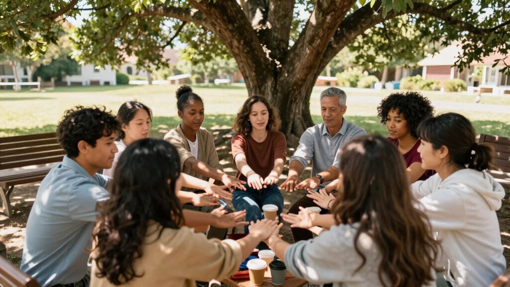 establishing support amid conflict