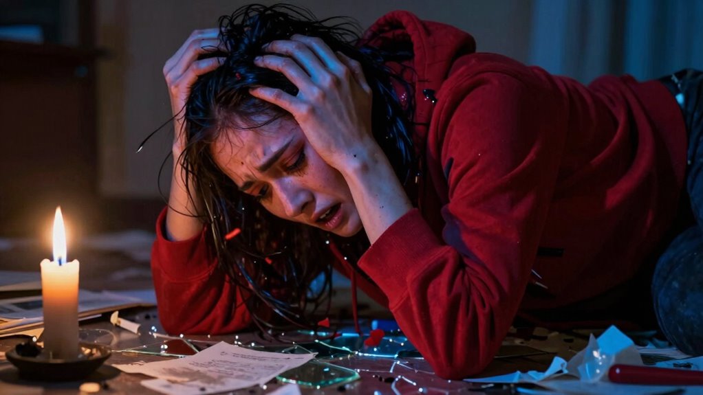 intense chaotic emotional reactions