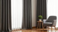 quiet living room curtains