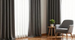 quiet living room curtains
