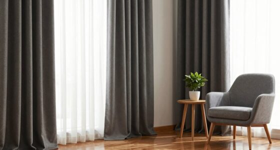 quiet living room curtains