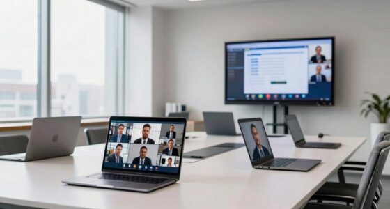 remote meetings via webcams