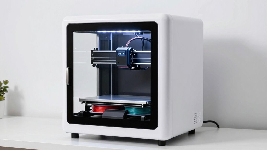 safe enclosed 3d printing