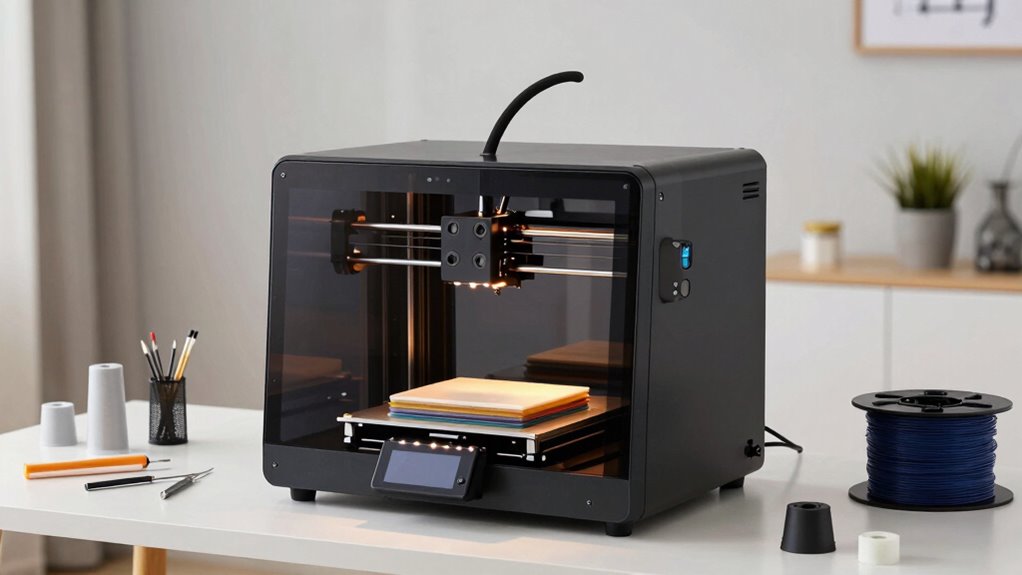 safe enclosed 3d printing