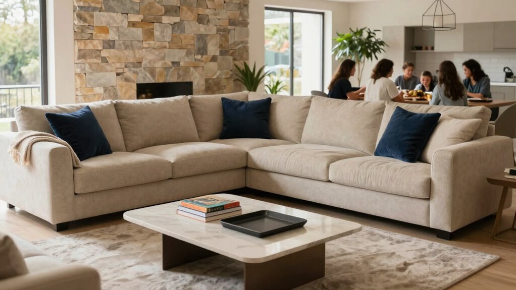 selecting comfortable family seating