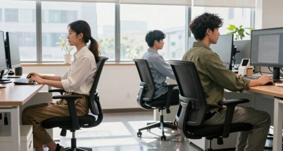 workers select ergonomic chairs