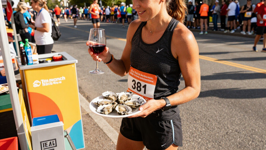 At This French Marathon, Runners Make Pit Stops For Wine And Oysters